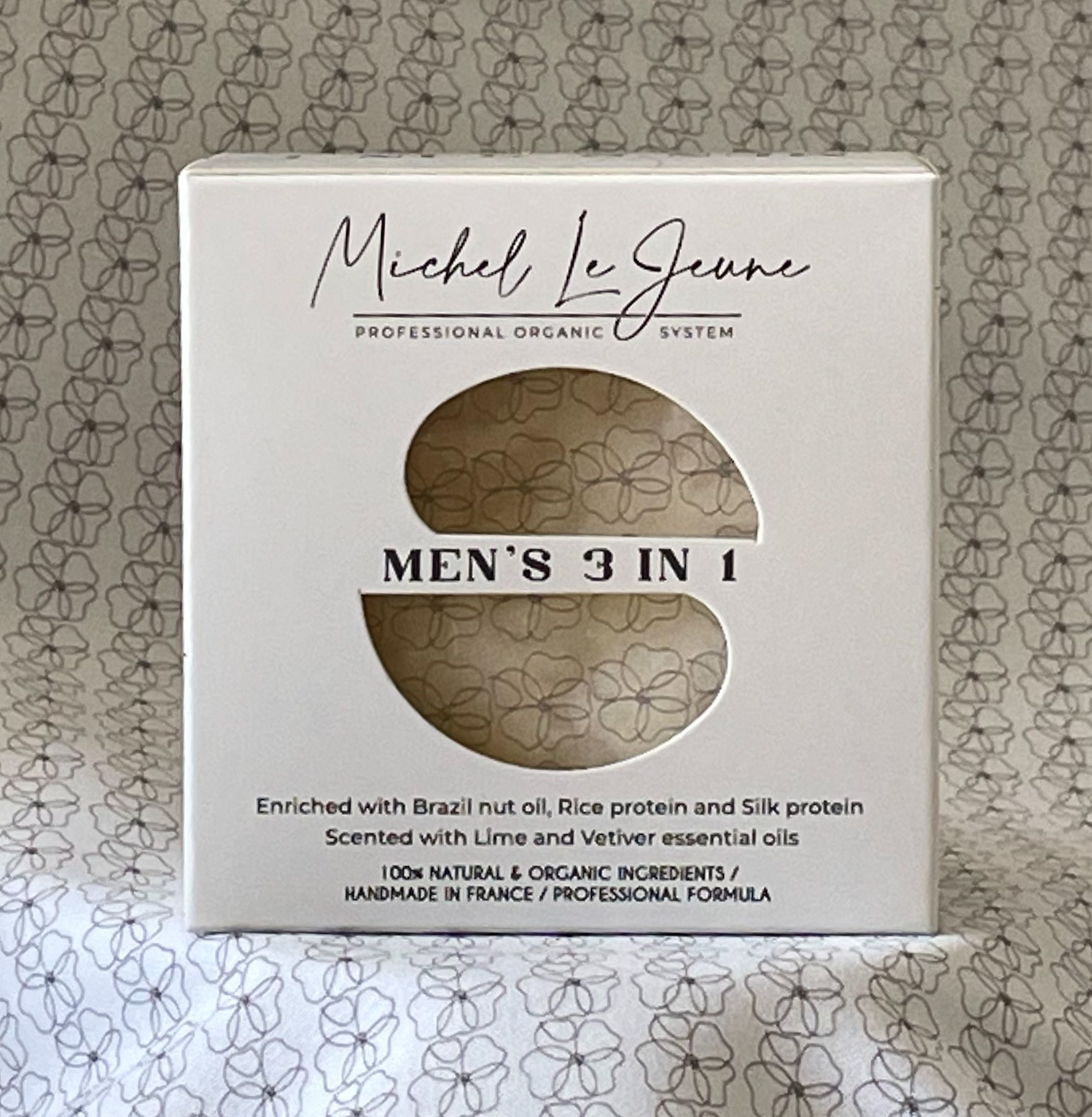 Michel LeJeune Men s 3 in 1 Professional Solid Shampoo Bar 80 Gr